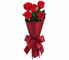 Букет 5 Красных роз Эдлесс Лав в Александро-Невской