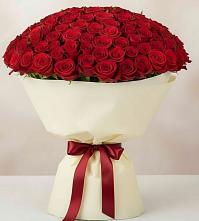 Букет 101 Красная роза Милано в Александро-Невской