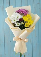 Букет цветов из:  Хризантемы в Александро-Невской