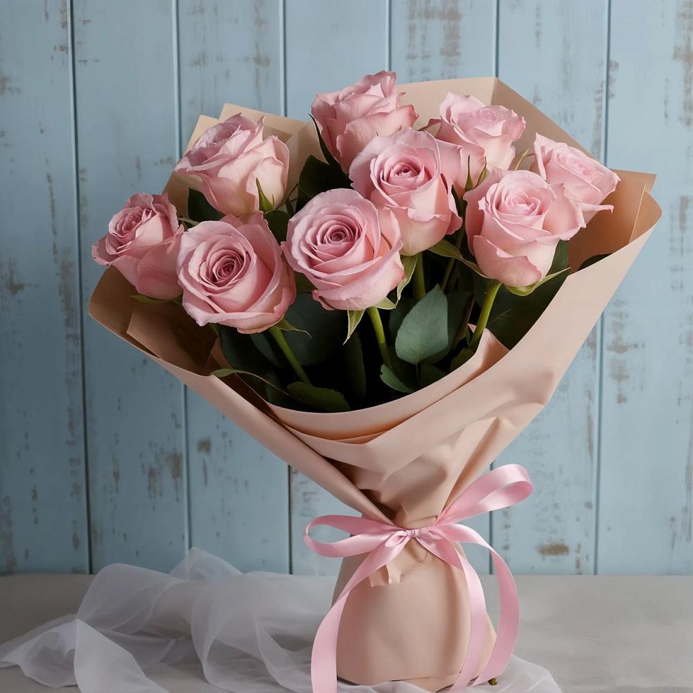 Букет цветов из: Розы в Александро-Невской