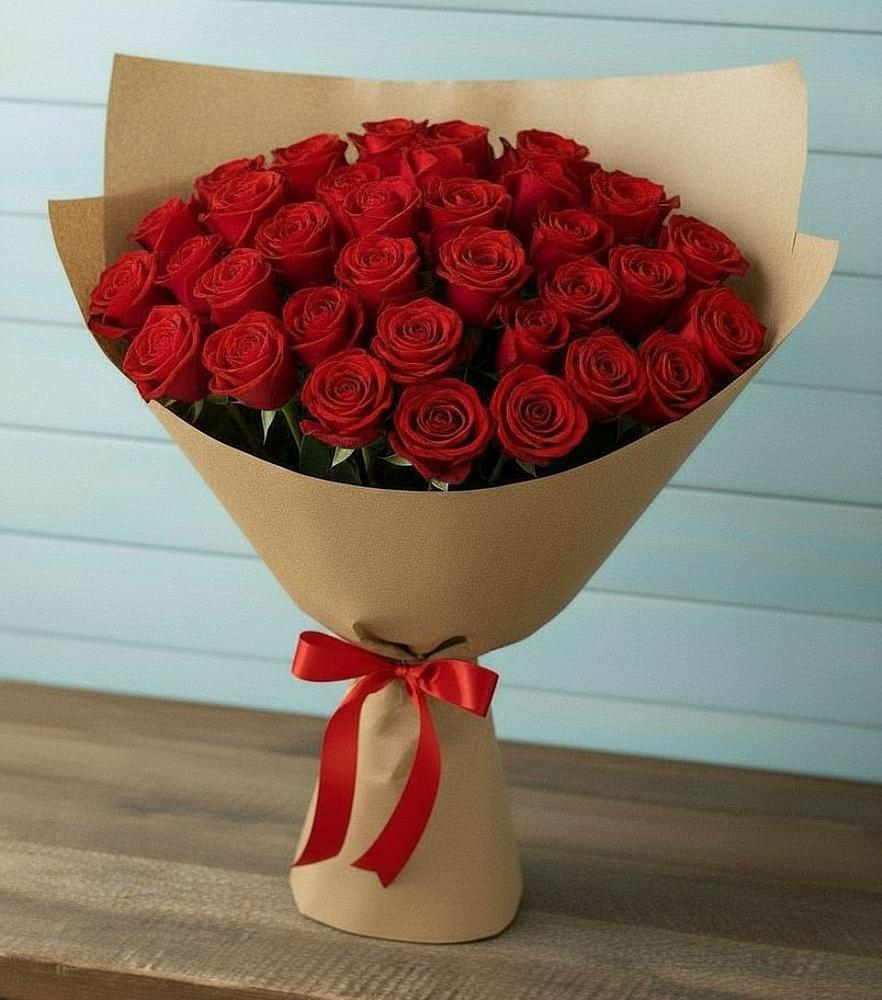 Букет Красные розы Милано в Александро-Невской