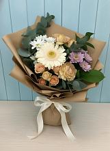 Букет цветов из:  Герберы и Хризантемы в Александро-Невской