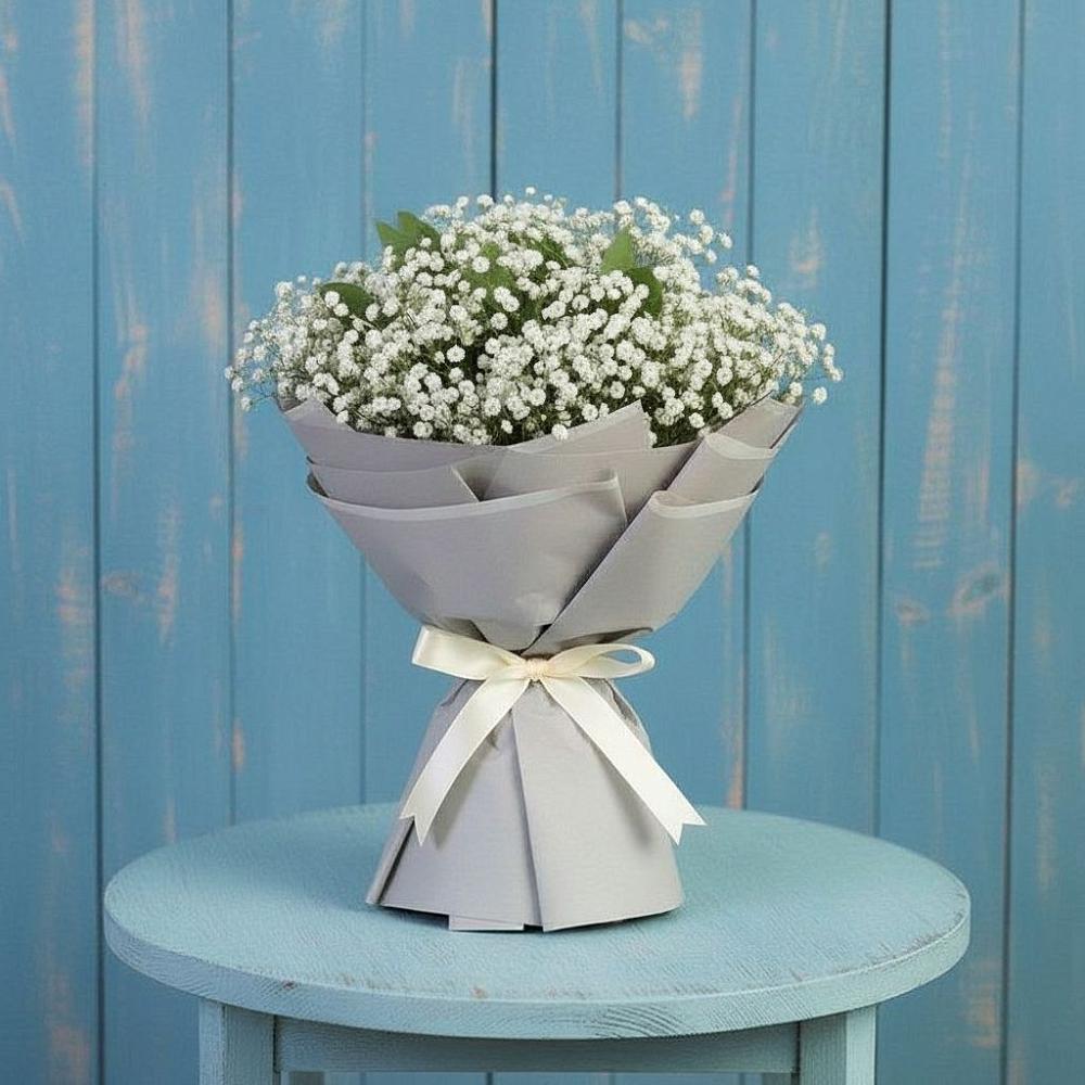 Букет цветов из: Гипсофила в Александро-Невской