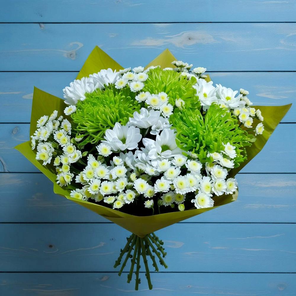 Букет цветов из: Хризантемы в Александро-Невской