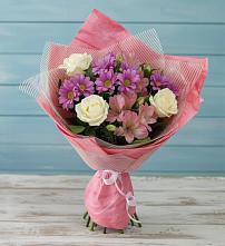Букет цветов из:  Герберы #REPLACE_PRED# Александро-Невской