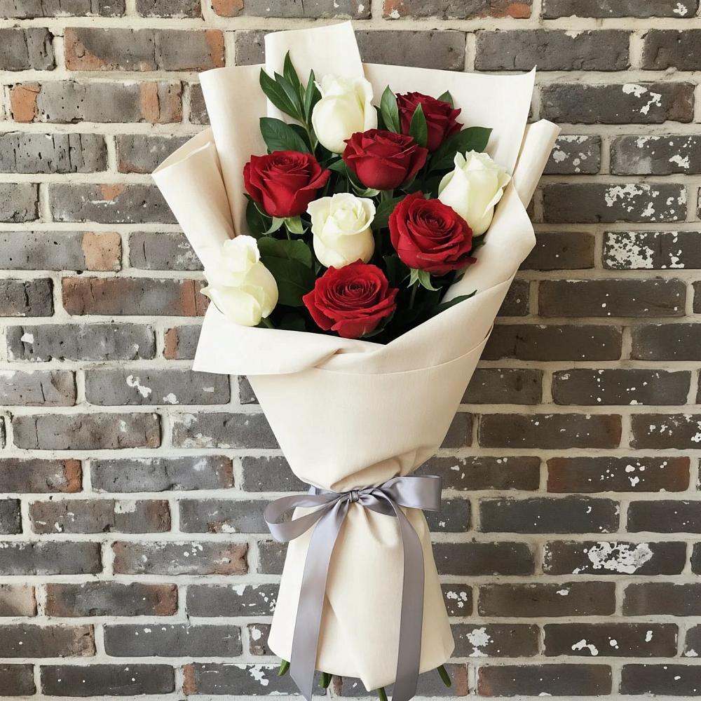 Букет цветов из: Розы в Александро-Невской