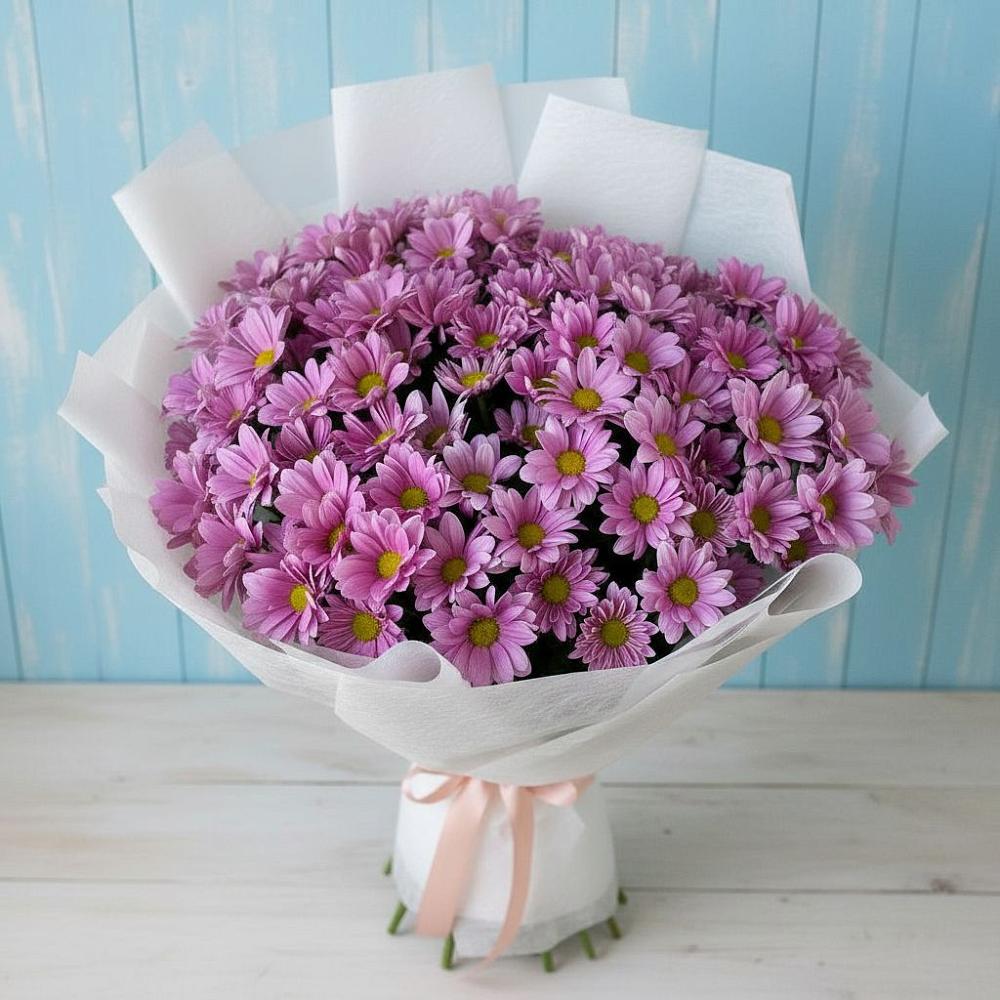 Букет цветов из: Хризантемы в Александро-Невской