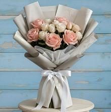 Букет цветов из:  Розы #REPLACE_PRED# Александро-Невской