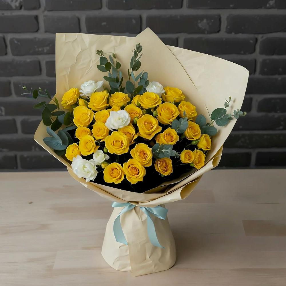 Букет цветов из: Розы в Александро-Невской