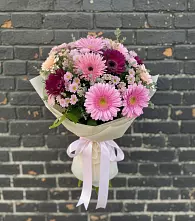 Букет цветов из:  Герберы и Хризантемы #REPLACE_PRED# Александро-Невской