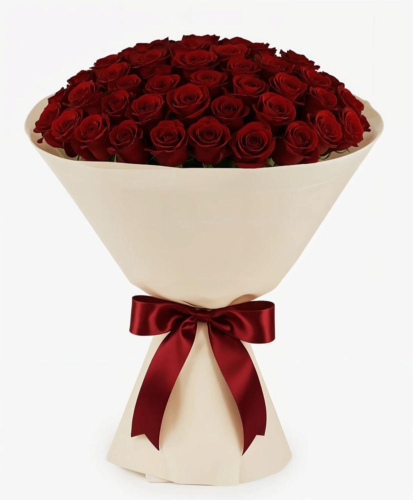 Букет 101 Бордовая роза Блэк Бакарра в Александро-Невской