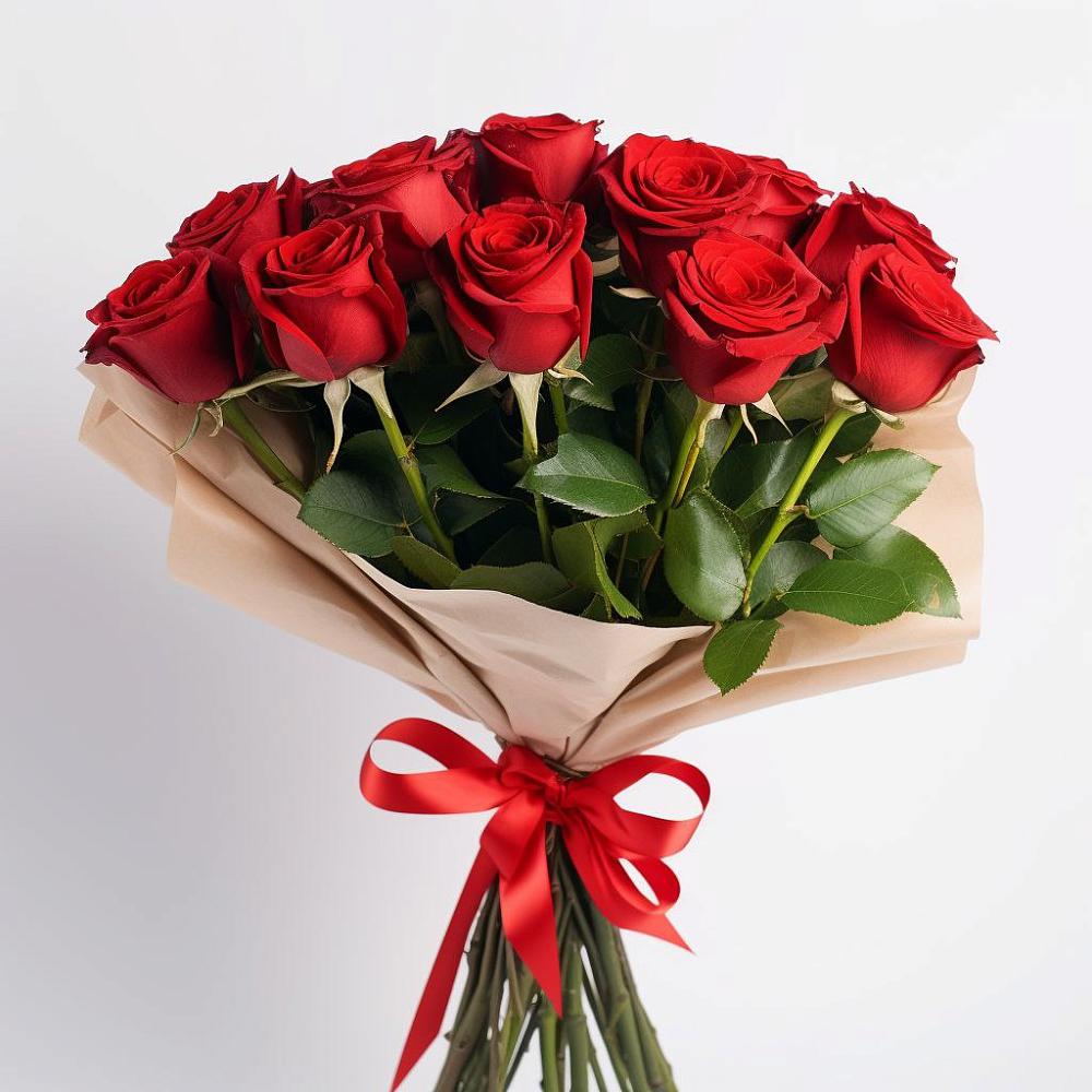 Букет 11 Красных роз Эдлесс Лав в Александро-Невской